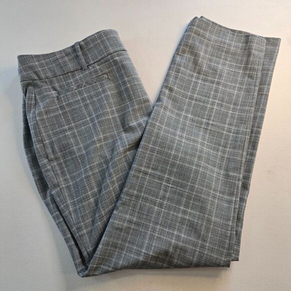 Calvin Klein Dress Slacks Women's 14 Check Pattern Gray Black & White - Picture 7 of 16